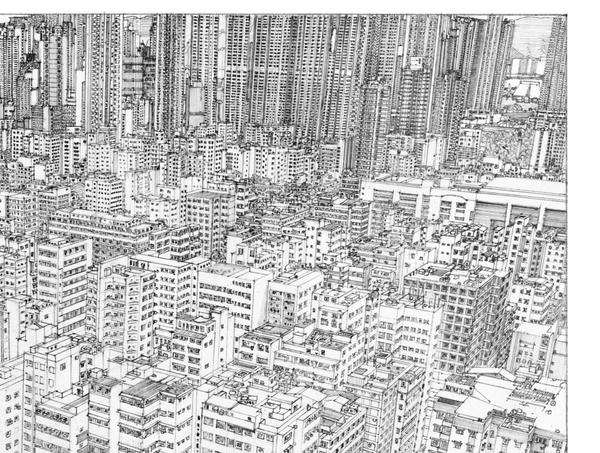 The City 11" x 14" reproduction print